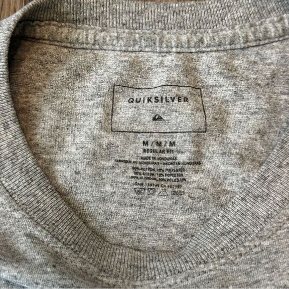 Quicksilver Short Sleeve T-Shirt Medium 100% Cotton EUC - Picture 4 of 6